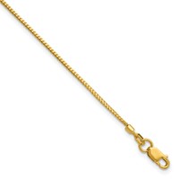 14K.9mm Yellow Gold Franco Bracelet with Lobster Clasp, 7" view 1