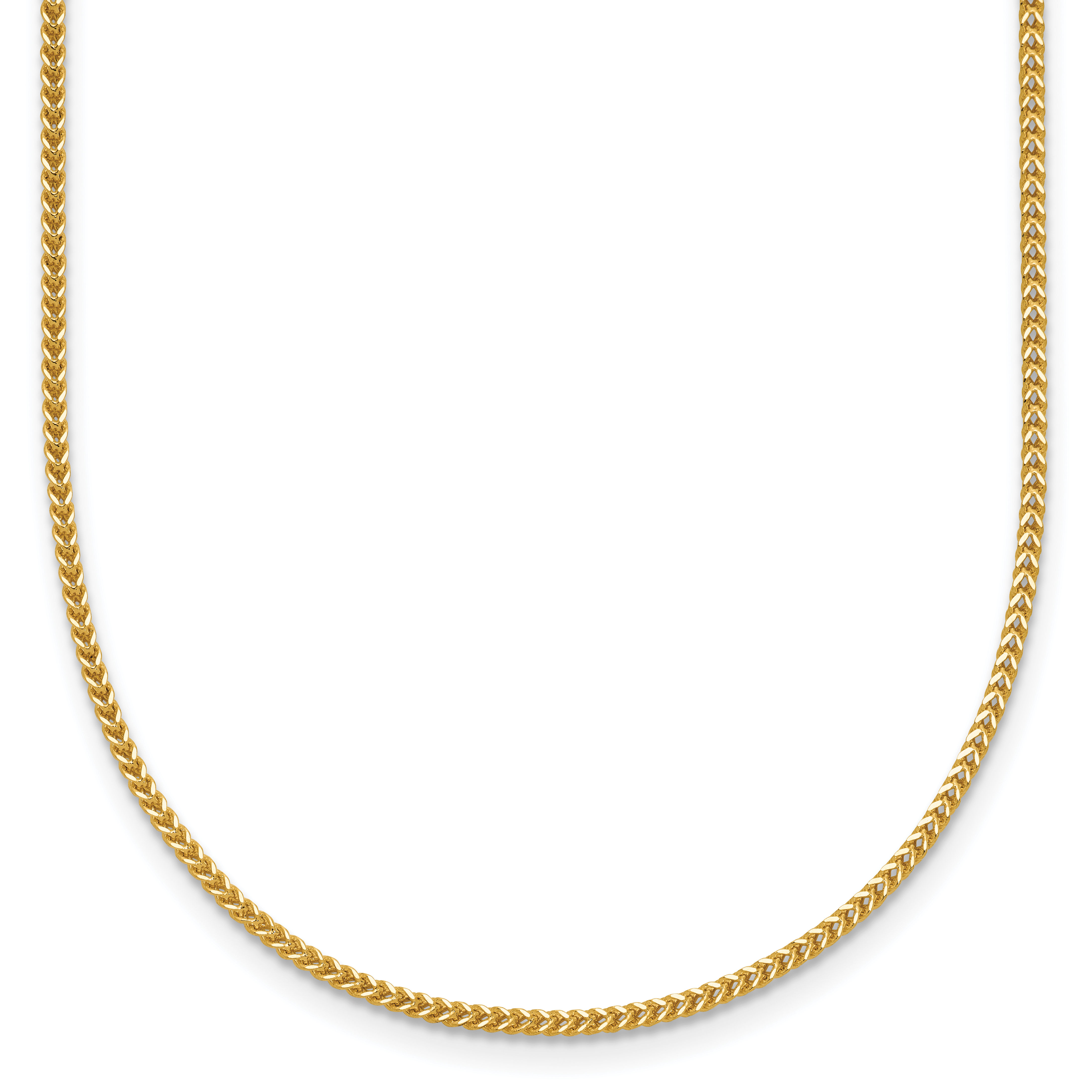 14K 16 inch .9mm Franco with Lobster Clasp Chain (FRA030-16)