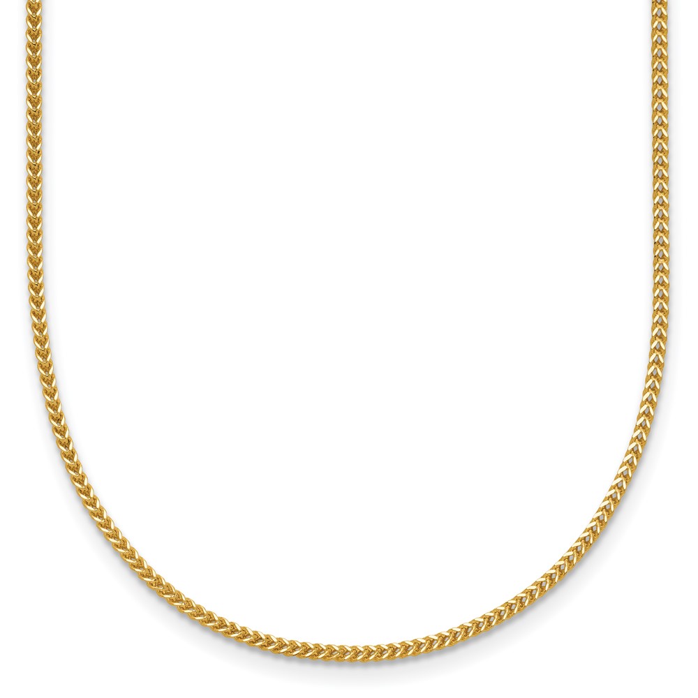 14K 16 inch .9mm Franco with Lobster Clasp Chain (FRA030-16)