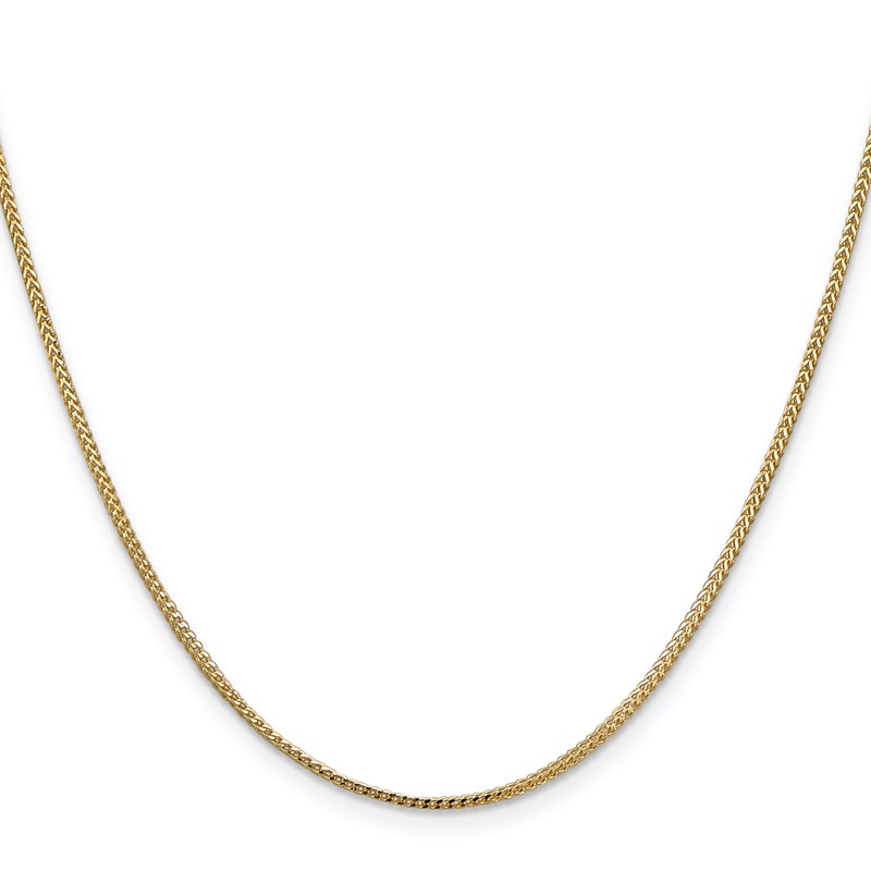 14K 20 inch 1mm Franco with Lobster Clasp Chain