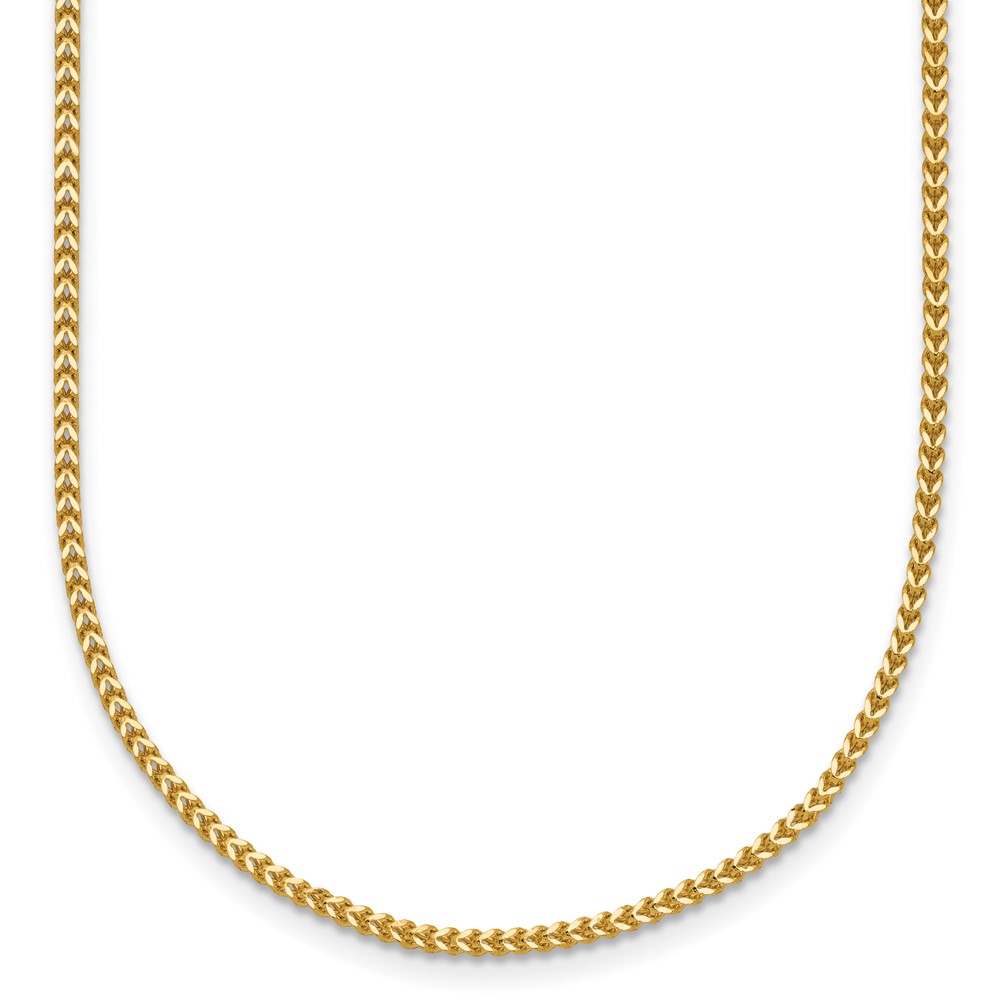 14K 16 inch 1mm Franco with Lobster Clasp Chain (FRA035-16)