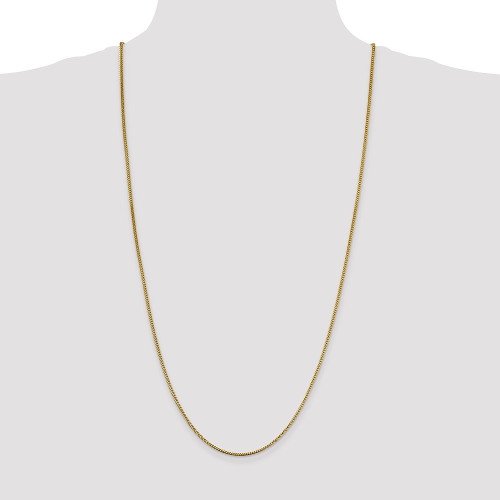 14K 30 inch 1.4mm Franco with Lobster Clasp Chain (FRA045-30)