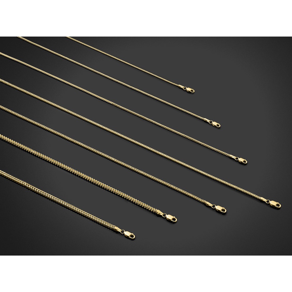 14K 24 inch 1.5mm Franco with Lobster Clasp Chain (FRA050-24)