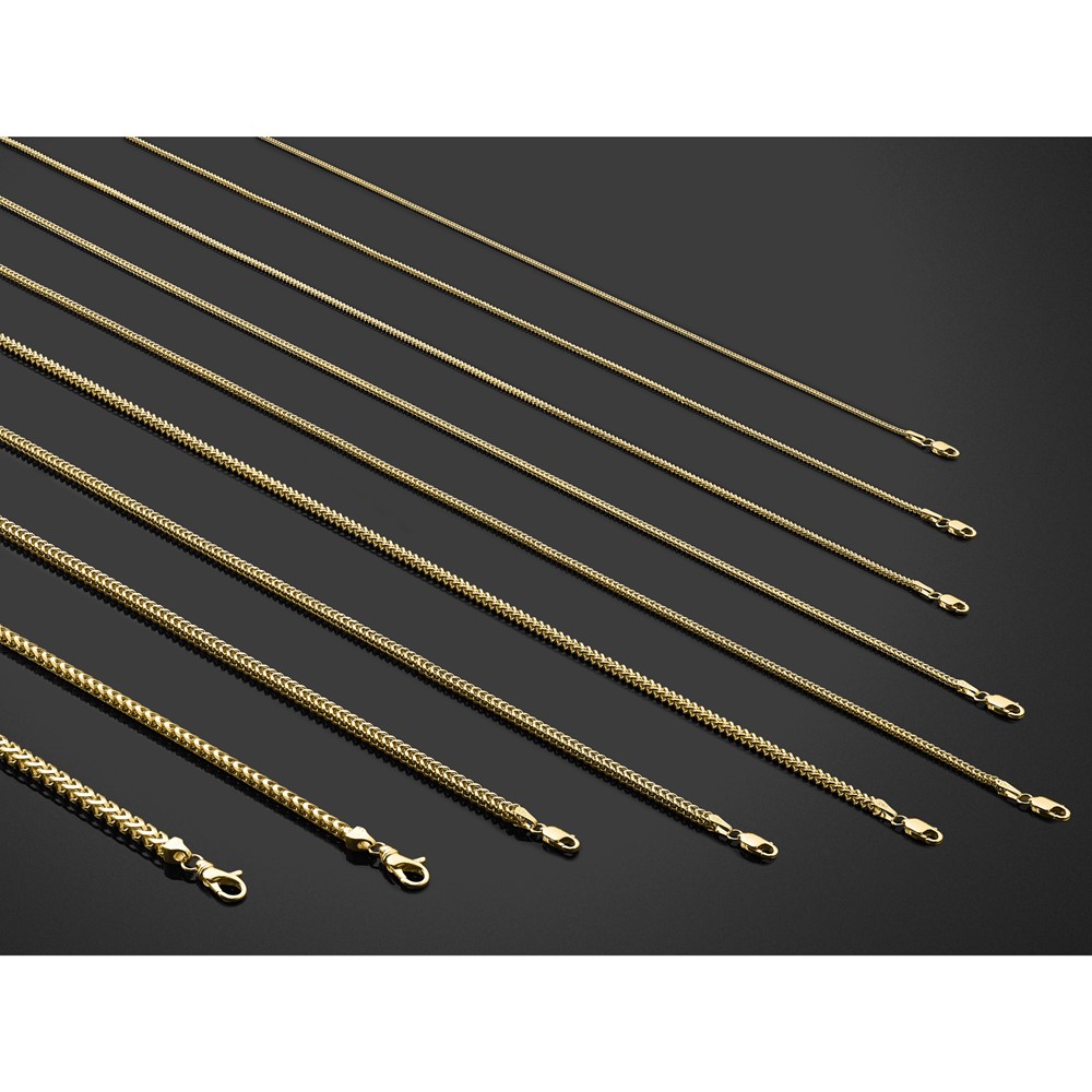 14K 24 inch 1.5mm Franco with Lobster Clasp Chain (FRA050-24)