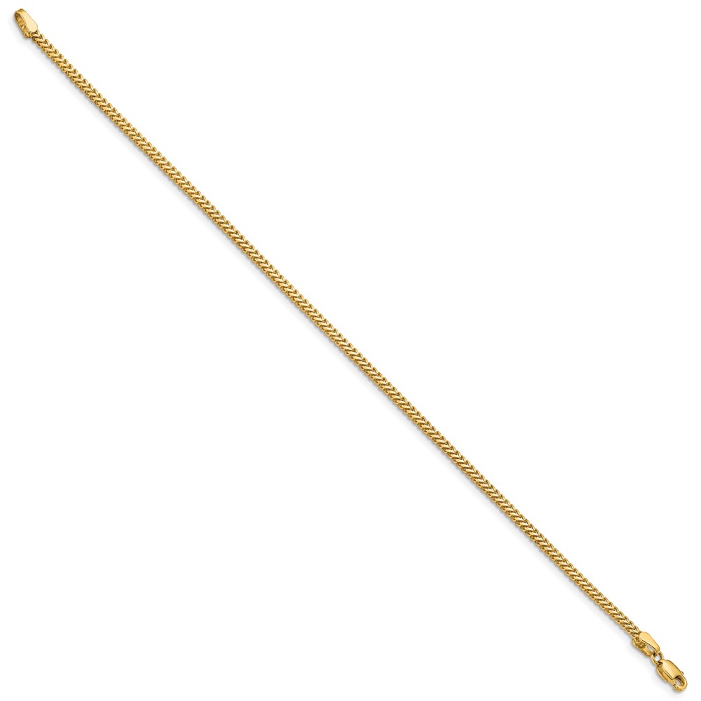14K 7 inch 1.5mm Franco with Lobster Clasp Bracelet (FRA050-7)