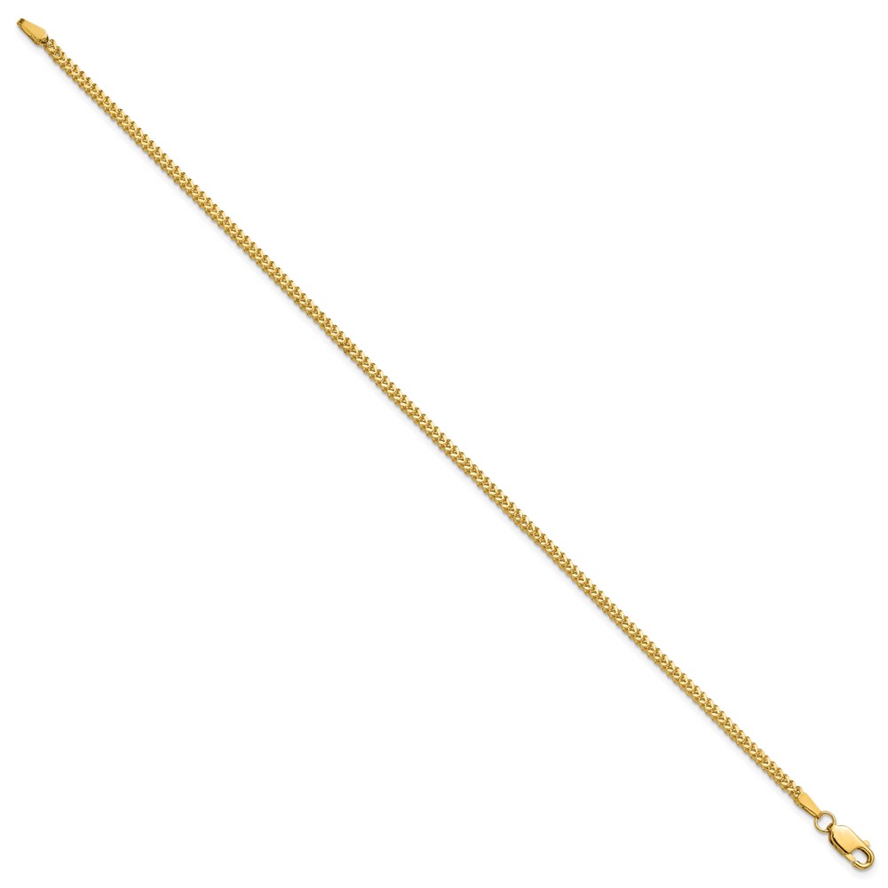 14K 8 inch 1.5mm Franco with Lobster Clasp Bracelet (FRA050-8)