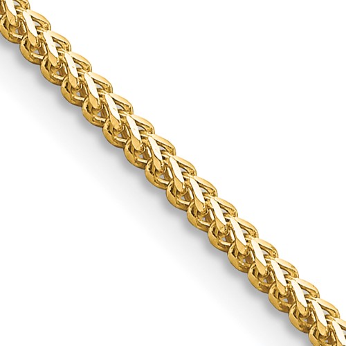 14K 22 inch 1.5mm Franco with Lobster Clasp Chain