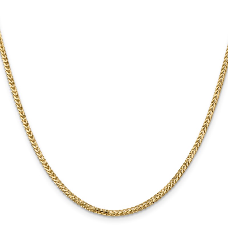 14K 18 inch 2mm Franco with Lobster Clasp Chain