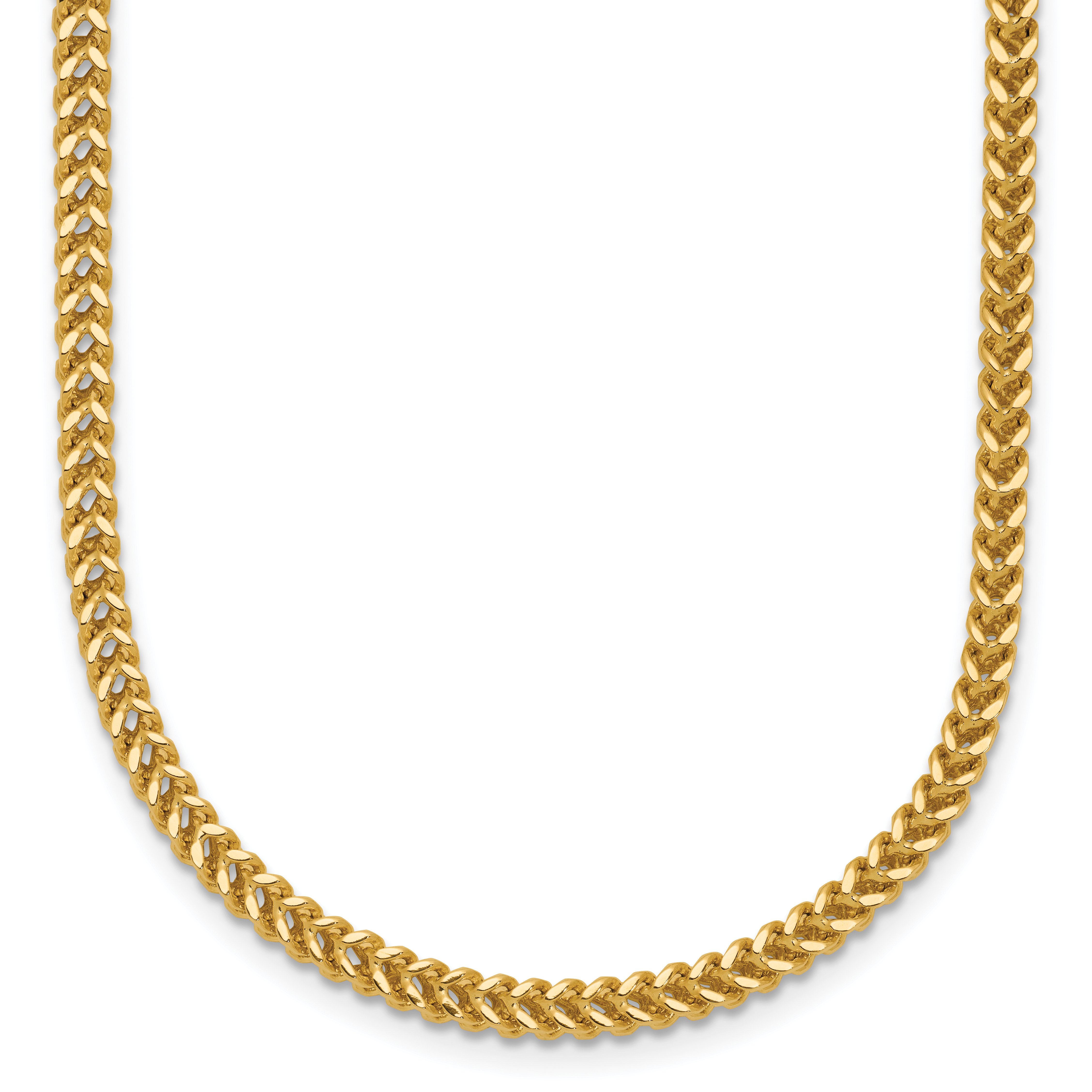 14K 16 inch 2.3mm Franco with Lobster Clasp Chain (FRA070-16)