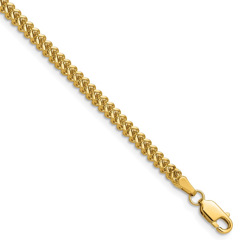 14K 18 inch 2.3mm Franco with Lobster Clasp Chain