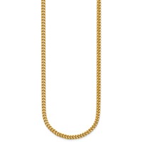 14K 2.5mm Yellow Gold Franco Chain with Lobster Clasp, 16" view 2