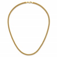 14K 2.5mm Yellow Gold Franco Chain with Lobster Clasp, 16" view 5