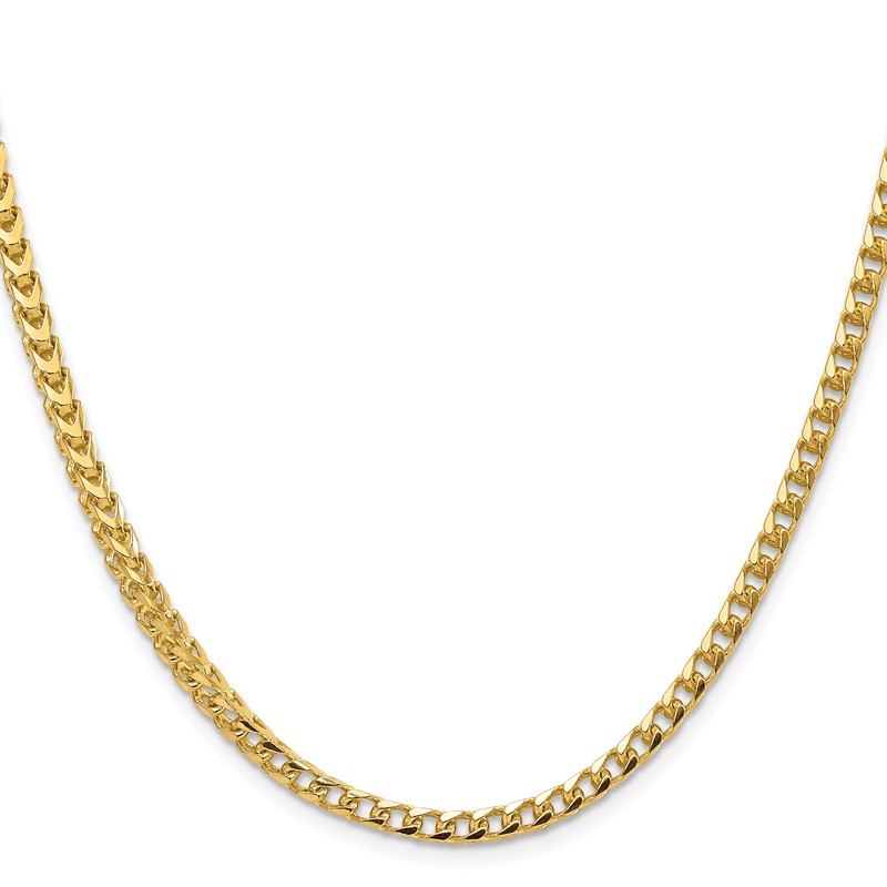14K 20 inch 3.7mm Franco with Fancy Lobster Clasp Chain