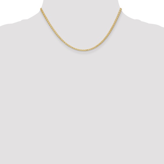 Gold (14K) Flat Wheat Chain