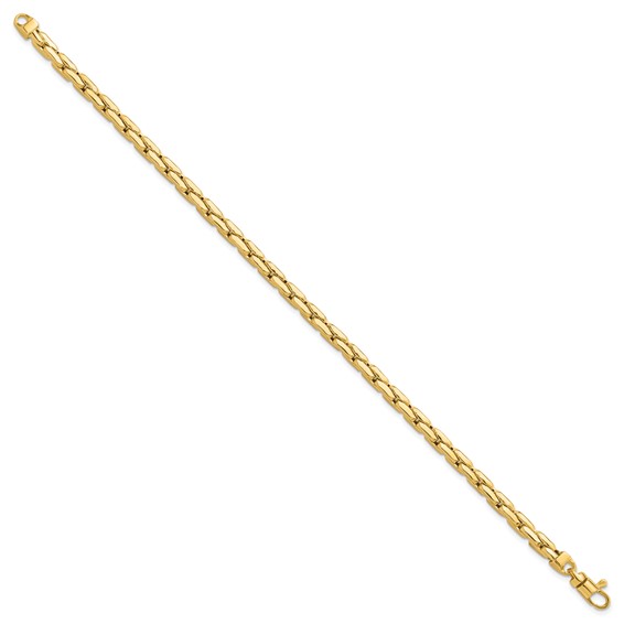 14K Polished 4.5mm Fancy Link 8.25 inch Bracelet
