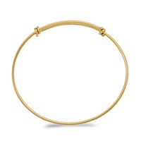 1/20 14K Gold Filled 1.65mm Expandable Bangle Bracelet view 2