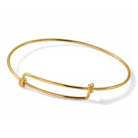 1/20 14K Gold Filled 1.65mm Expandable Bangle Bracelet view 5