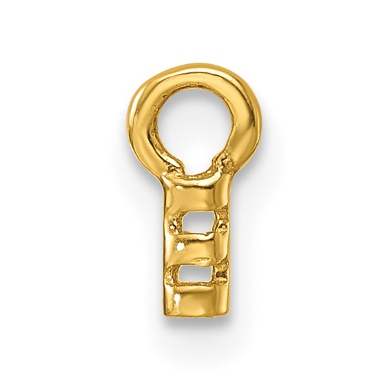 Sterling Silver Flash Gold-Plated Pearl Drop Component