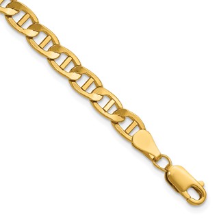 1/20 14K Gold Filled 5.40mm Mariner Link 6.5in with 1in ext. Bracelet