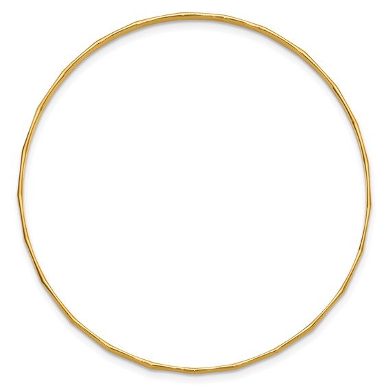 1/20 14K Gold Filled Hammered 1.70mm Wire Stacking Bangle