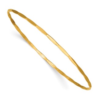 1/20 14K Gold Filled Hammered 1.70mm Wire Stacking Bangle