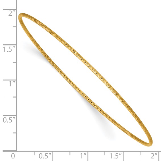1/20 14K Gold Filled Sparkle 1.30mm Wire Stacking Bangle