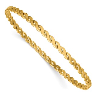 1/20 14K Gold Filled 3.50mm Woven Bangle
