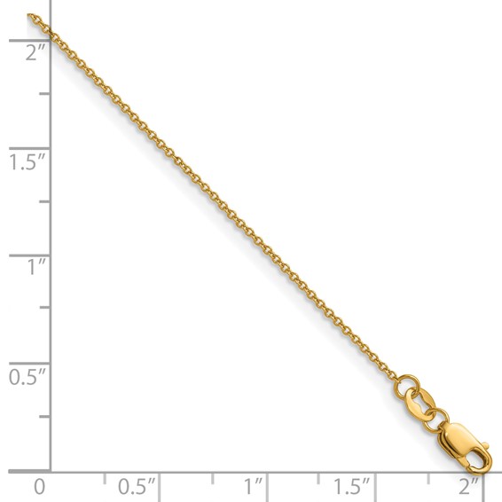 1/20 14K Gold Filled Carded Cable Chain