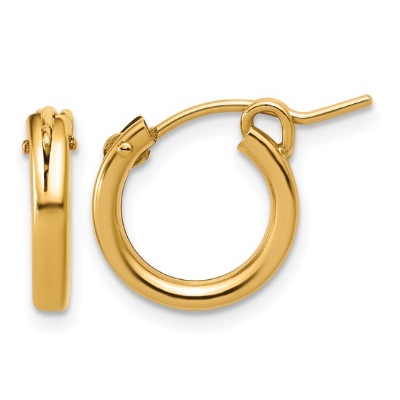 Gold Filled 2.3mm Hoop Earrings