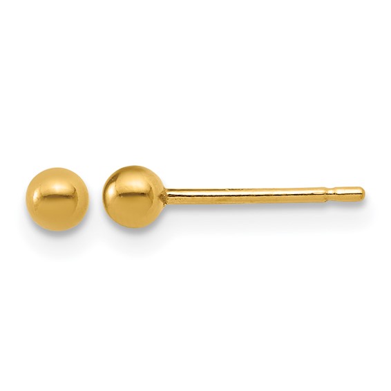 Gold Filled Ball Post Earrings