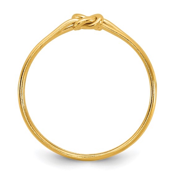 1/20 14K Gold Filled Double Love Knot 2.0mm Ring