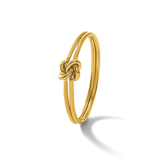 1/20 14K Gold Filled Double Love Knot 2.0mm Ring