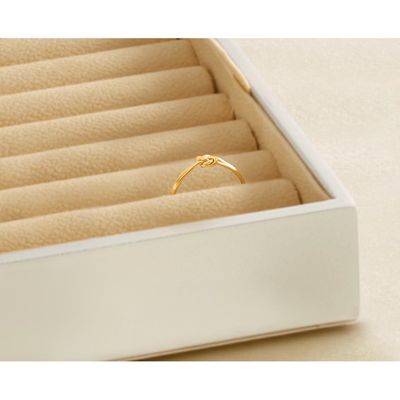 1/20 14K Gold Filled Double Love Knot 2.0mm Ring