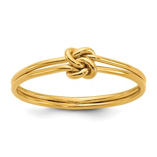 1/20 14K Gold Filled Double Love Knot 2.0mm Ring