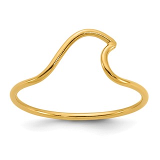 1/20 14K Gold Filled Wave 1.0mm Ring