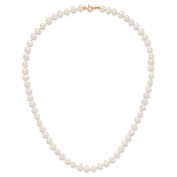 Gold Filled Semi Round Freshwater Cultured Pearl