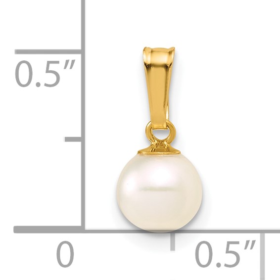 Gold Filled Freshwater Cultured Pearl Pendant
