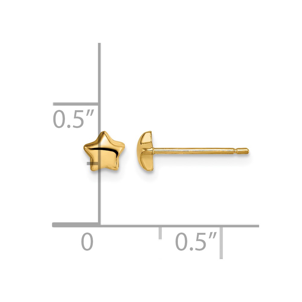 14k Madi K Star Post Earrings (GK1016)