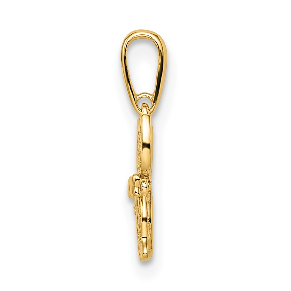 14k Madi K CZ Cat Pendant (GK1097)