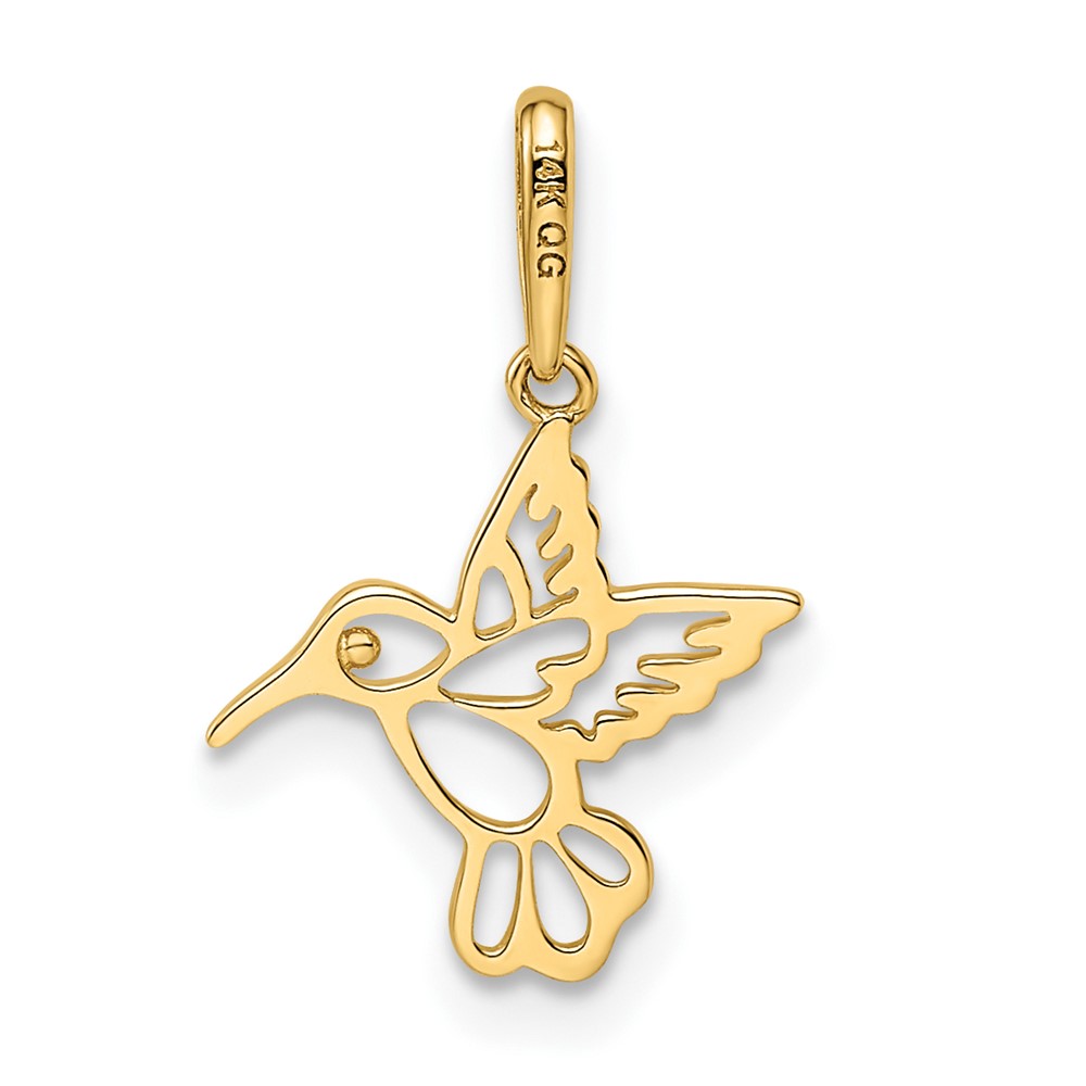 14k Madi K Hummingbird Pendant (GK1102)