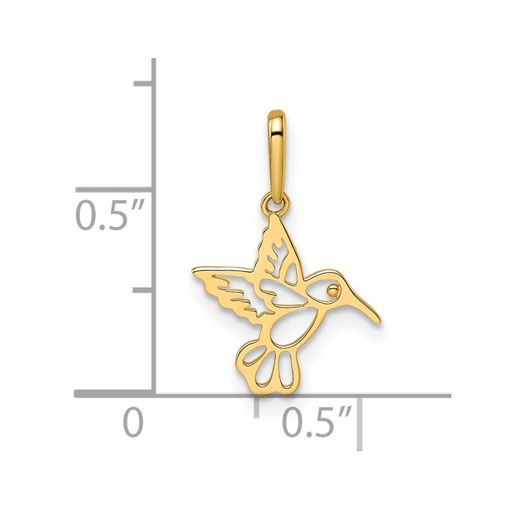 14k Madi K Hummingbird Pendant (GK1102)