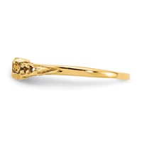 14K Yellow Gold Madi K 3mm Citrine Birthstone Ring - Size 3 view 4