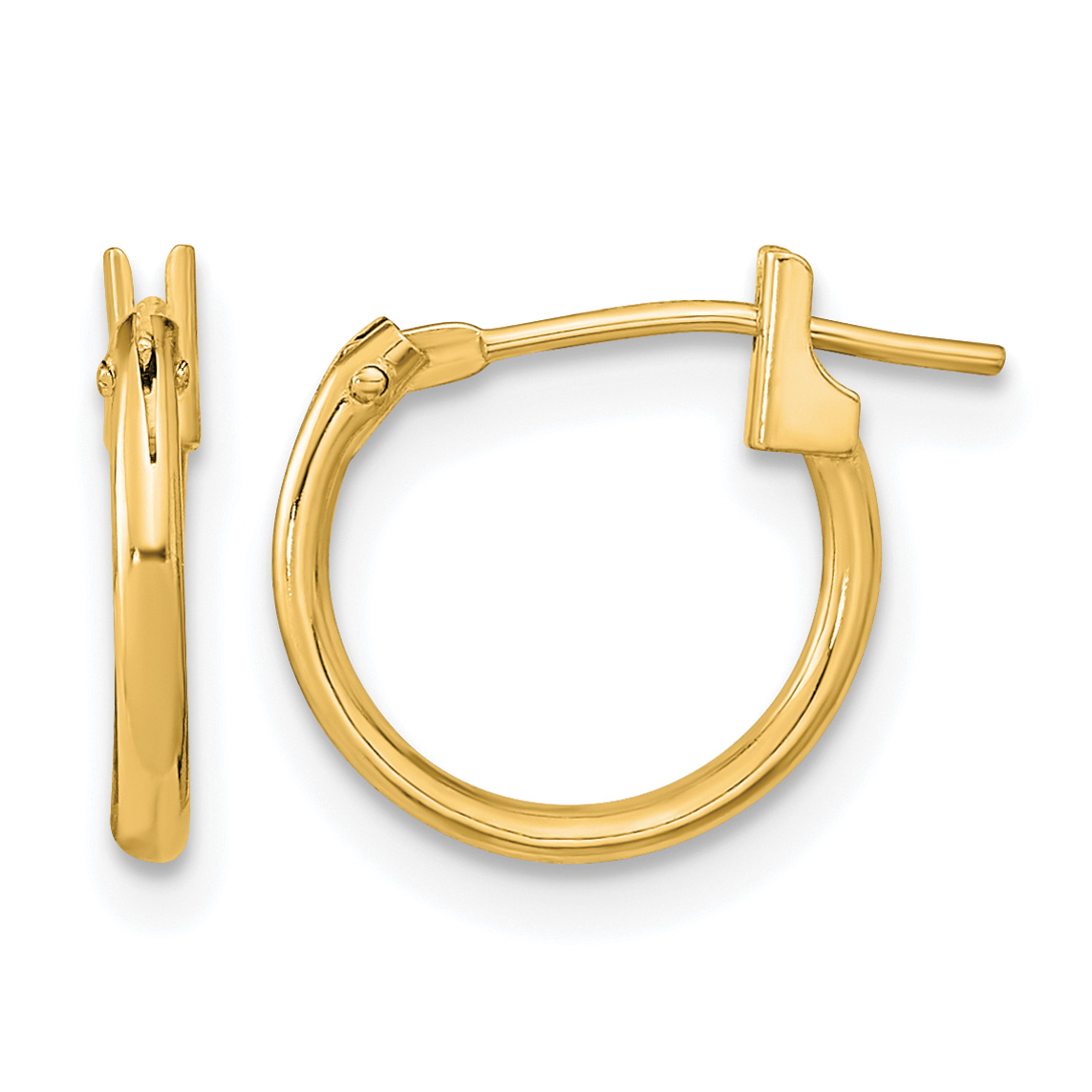 14k Madi K Hoop Earrings (GK267)