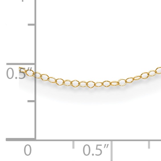 14k Madi K Childs 15 inch Cable Chain