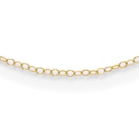 14K Madi K 15 Inch Cable Chain view 1