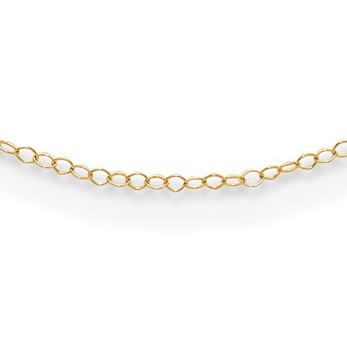 14K Yellow Gold Madi K Cable Chain, 15"
