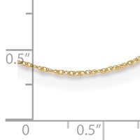 14K Yellow Gold Madi K Rope Chain, 15" view 4