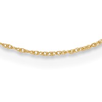 14K Yellow Gold Madi K Rope Chain, 15" view 1