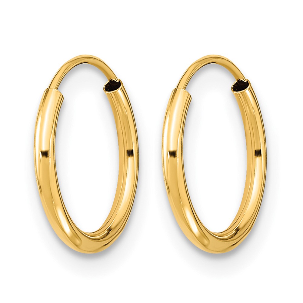 14k Madi K Endless Hoop Earrings (GK565)