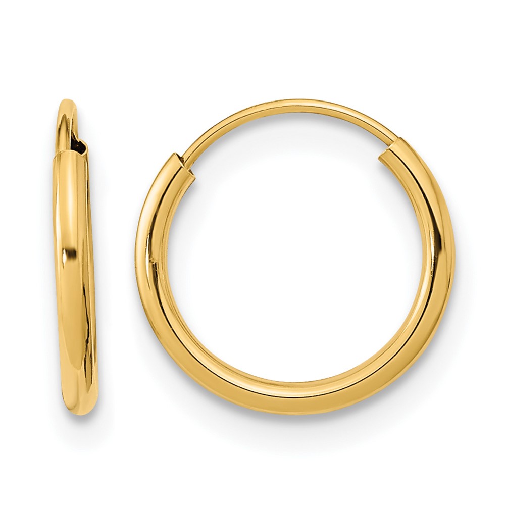 14k Madi K Endless Hoop Earrings (GK565)